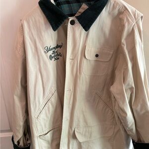 Yuengling Ale Men's Cream Jacket with Black Collar